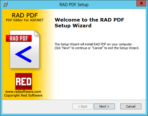 RAD PDF Installer