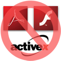 No Adobe Reader. No Adobe Flash. No Active X.